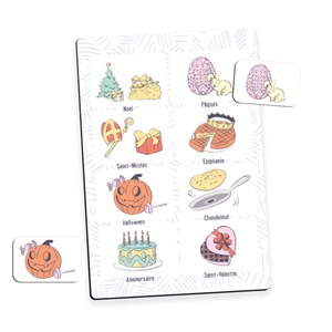 Magnets fêtes - dès 3 ans