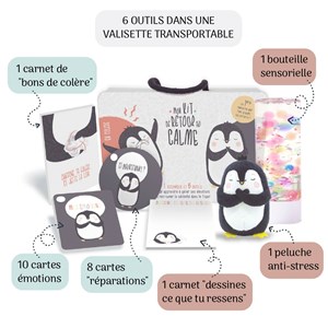 Kit retour au calme : jeu éducatif pour apprendre à gérer ses émotions