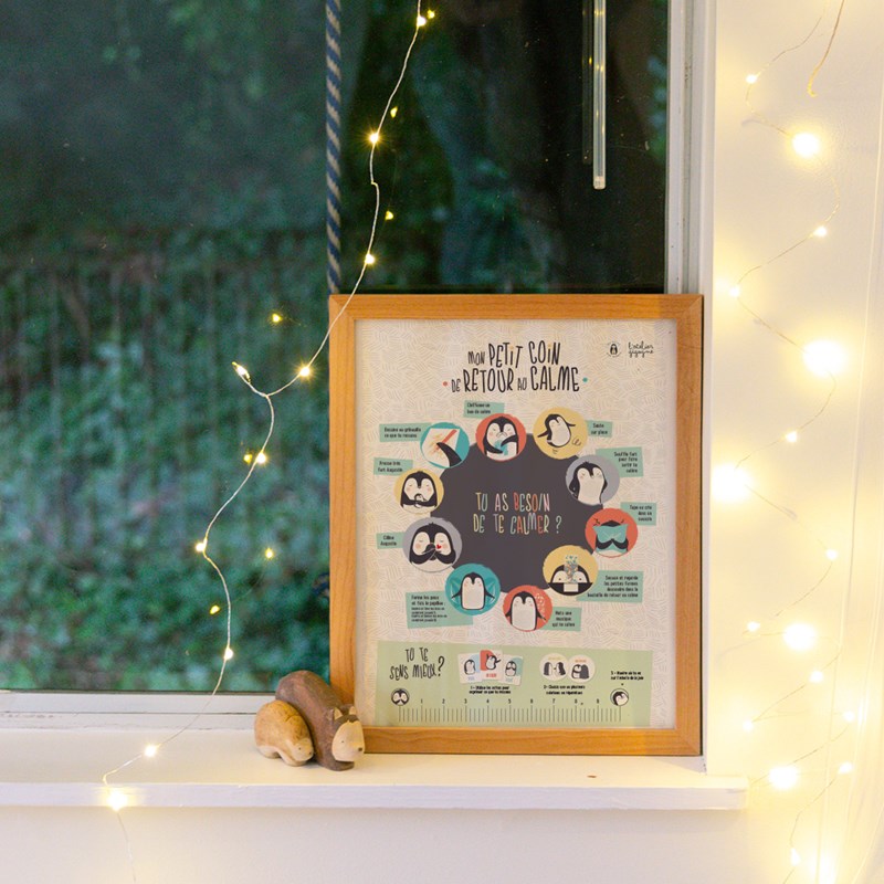 Poster de retour au calme – affiche émotions pour aider votre enfant à se calmer