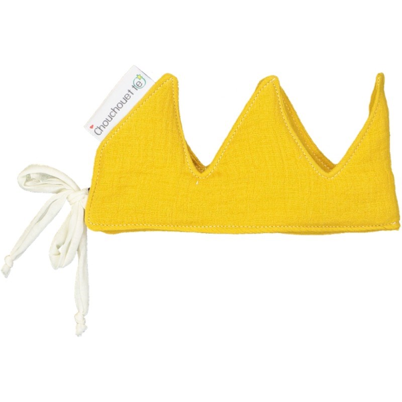 Chouchouette - Couronne gaze de coton ocre