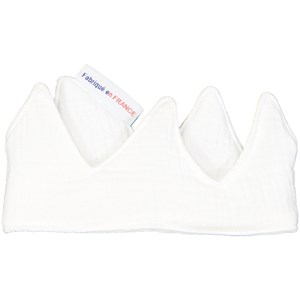 Couronne gaze de coton ivoire