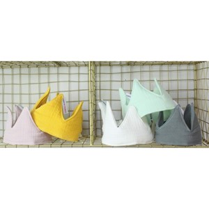 Couronne gaze de coton ivoire