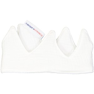 Couronne gaze de coton ivoire