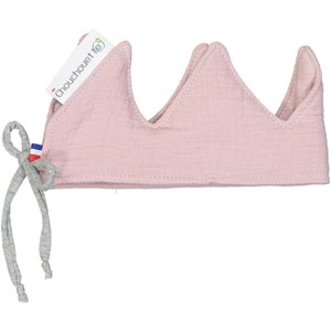Couronne gaze de coton vieux rose