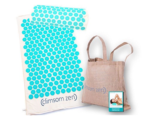 Climsom - Tapis acupression + coussin ferme bio