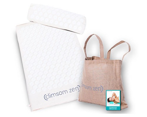 Climsom - Tapis acupression + coussin ferme bio