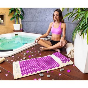 Tapis acupression + coussin ferme bio