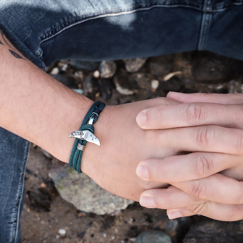 Bracelet baleine homme – marin phare
