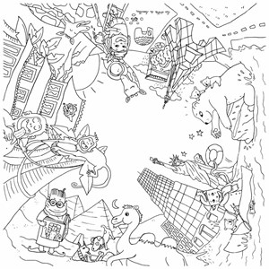 Coloritable - le voyage formidable