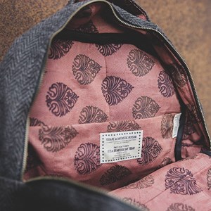 Sac à dos en chanvre - biruwa ébène