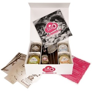 Coffret diy 6 tablettes chocolat au lait