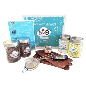 Coffret diy 4 tablettes de chocolat