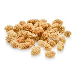 Mulberries blanches bio - 1kg (séchées) - riche en fer