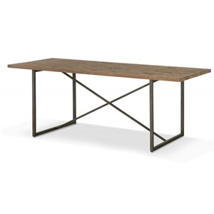 Table à manger 6 places bois-métal