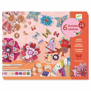 Coffret activités le jardin fleurs djeco