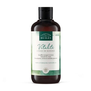 Huile de massage bio vitalité 250ml