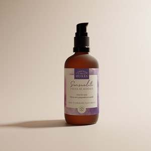 Huile de massage sensualité 100ml bio