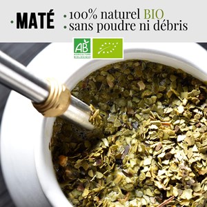 Coffret calebasse bombilla et maté bio