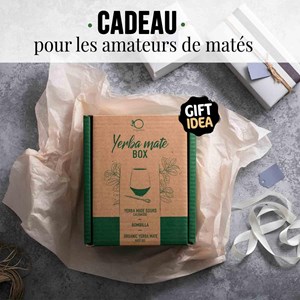 Coffret calebasse bombilla et maté bio