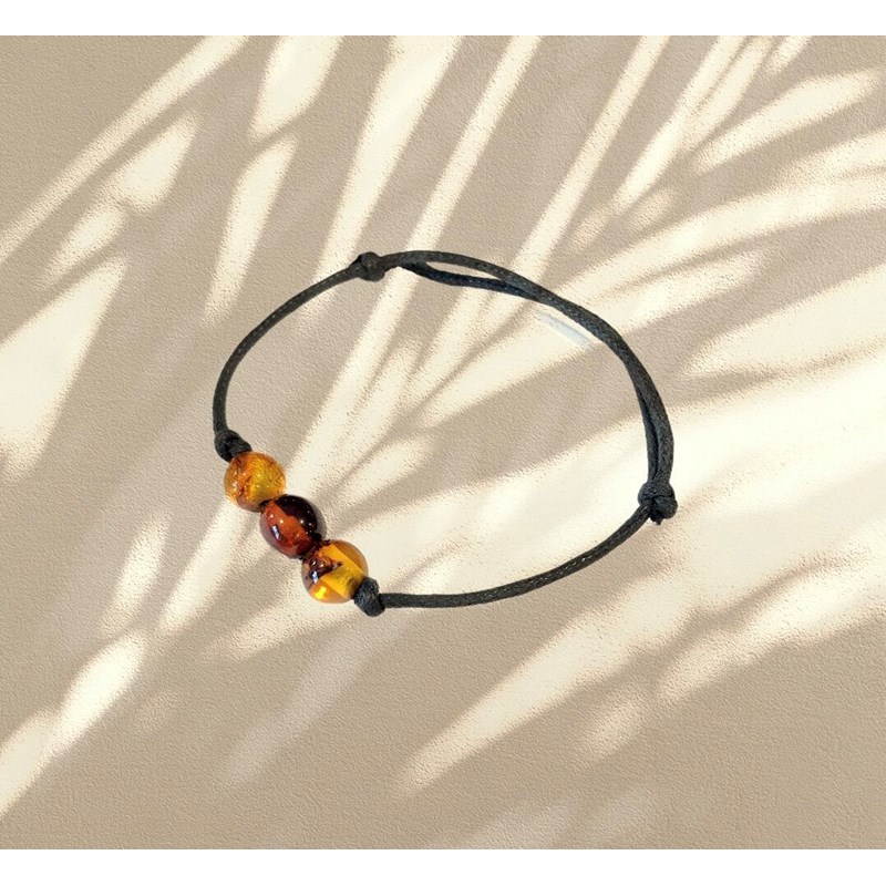 Cocoonme - Bracelet réglable ambre