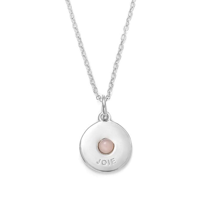 Cocoonme - Medaillon joie opale rose