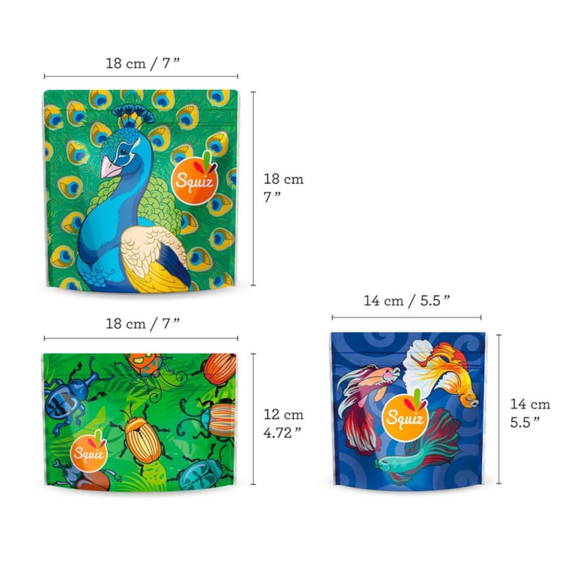 Sacs à goûter réutilisables flamboyants (Squiz) - Image 1