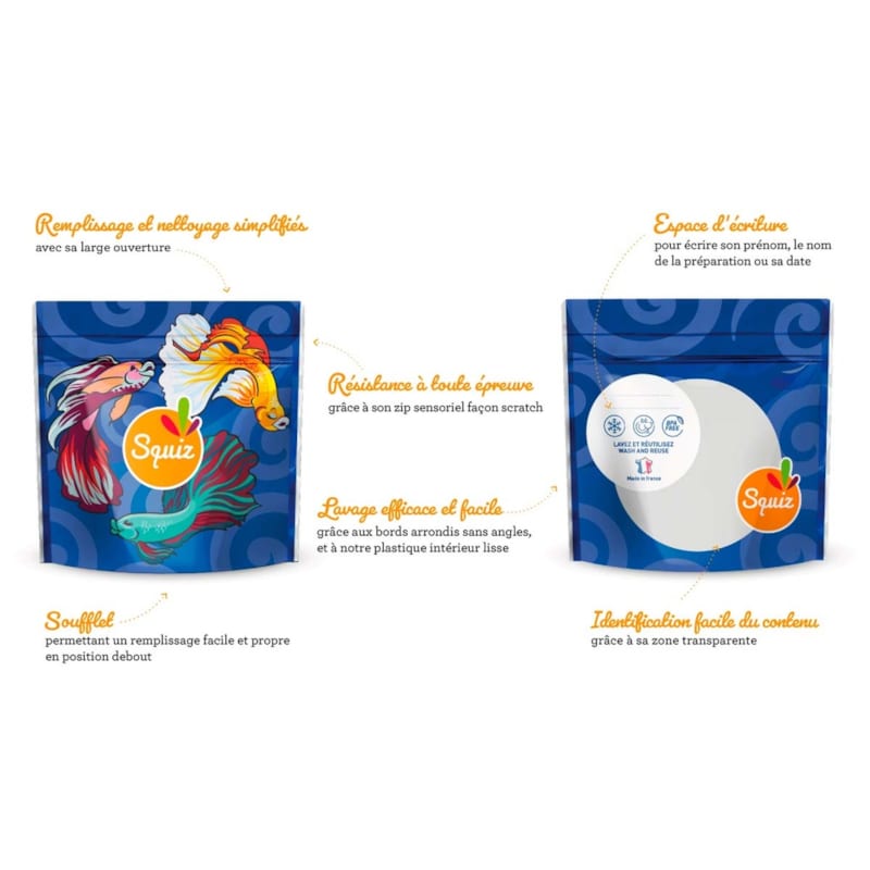 Sacs à goûter réutilisables flamboyants (Squiz) - Image 2