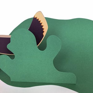 Jouet animal en bois l'écureuil géant