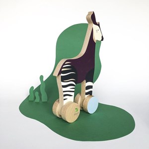 Coffret cadeau jouet en bois l'okapi