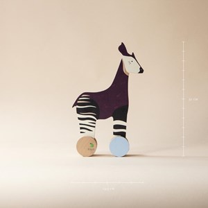 Coffret cadeau jouet en bois l'okapi