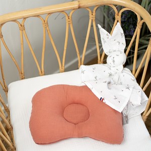 Coussin cale-tête gaze coton jeanne