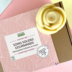 Coffret diy soins solides gourmands bio