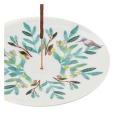 Coupelle porte-encens en porcelaine -