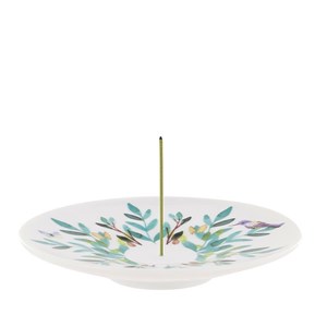 Coupelle porte-encens en porcelaine -