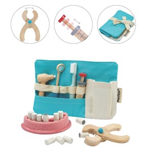 Trousse de dentiste en bois