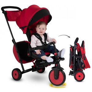 Smartrike tricycle pliable str7 rouge