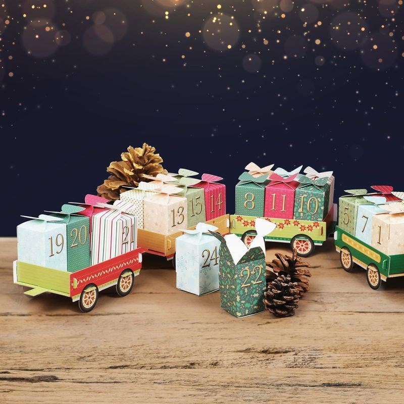 Graine créative - Calendrier de l'avent - petit train
