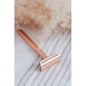 Rasoir de sureté rose gold + 10 lames