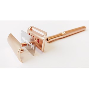 Rasoir de sureté rose gold + 10 lames