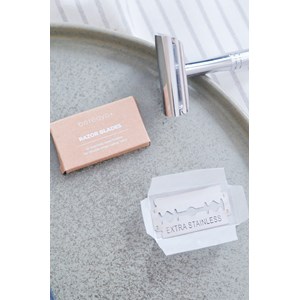 Rasoir de sureté argenté + 10 lames