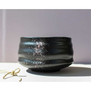 Bol à thé matcha noir