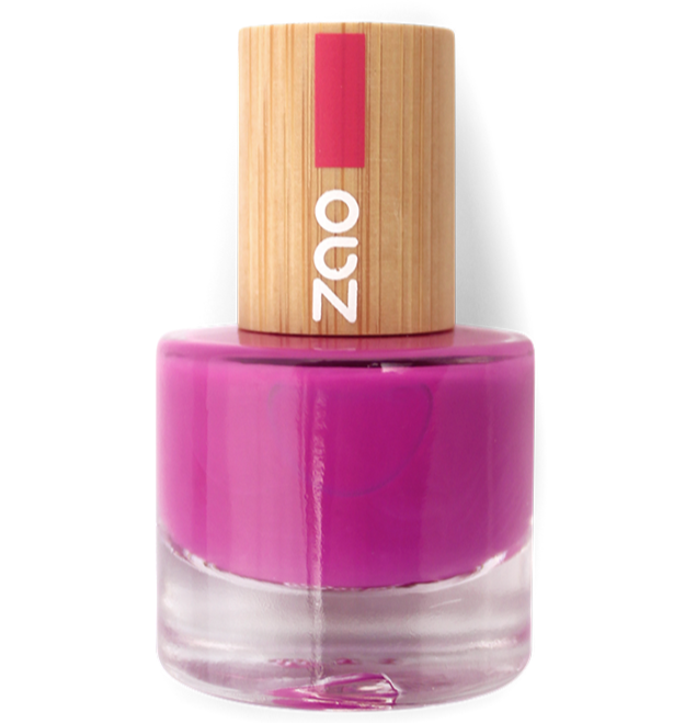 Vernis à ongles fushia 661 - zao makeup