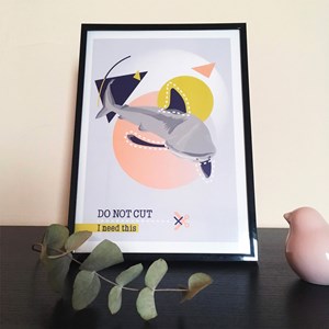 Affiche espèce menacée requin a4