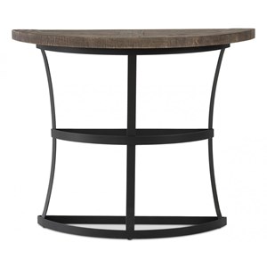 Table haute bois-métal marron - flavine