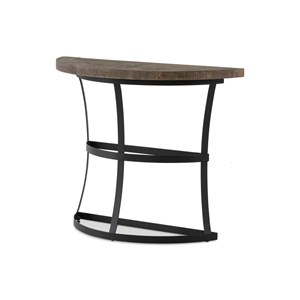 Table haute bois-métal marron - flavine