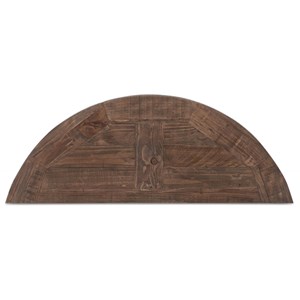 Table haute bois-métal marron - flavine