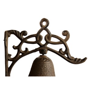 Cloche fonte fonte marron - décoration