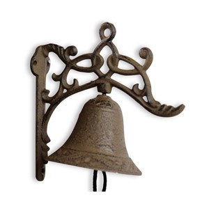 Cloche fonte fonte marron - décoration