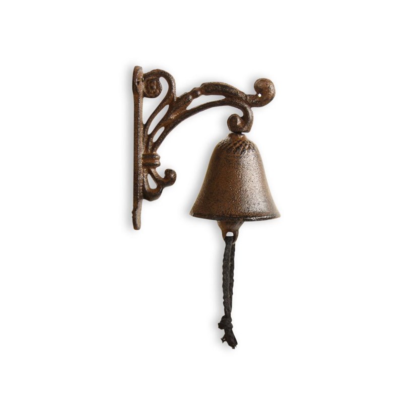 Cloche fonte fonte marron - décoration