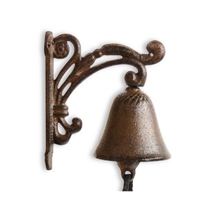 Cloche fonte fonte marron - décoration